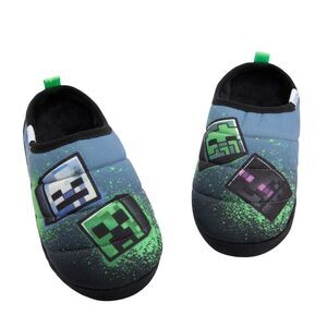 Minecraft Boys Graffiti Slip-on Slippers / Multicolored Print